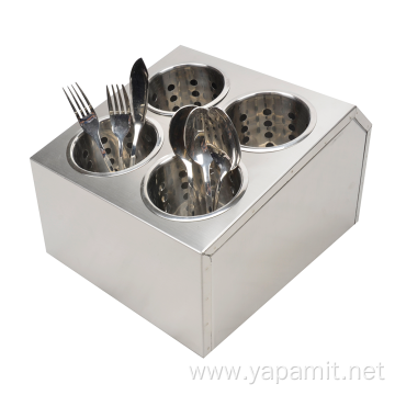 Double Row Stainless Steel Flatware Holder